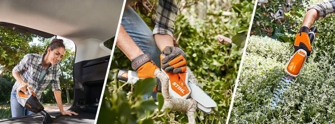 La comodidad de trabajar con maquinaria Stihl a batería